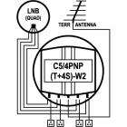 Диплексер (Комбинер) EMP Centauri C5/4PNP(T+4S)-W2 (P.107-W) 4 LNB + 1 Terr
